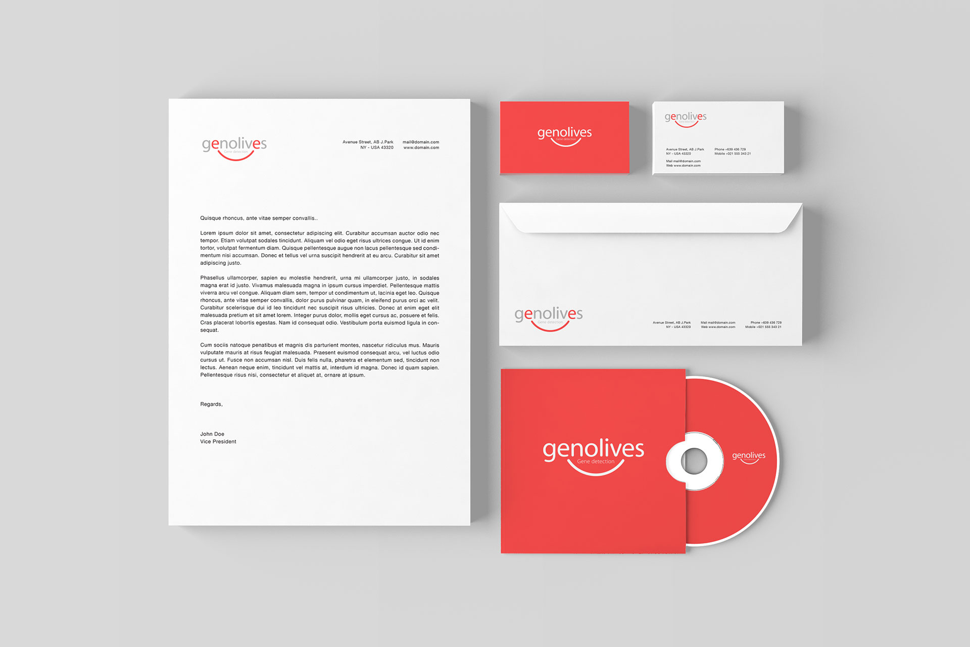知造™作品 | 基因检测科技公司genolives LOGO标志设计